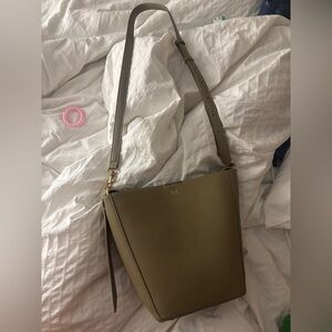 Zara bucket bag crossbody (monogrammed NA on one side)